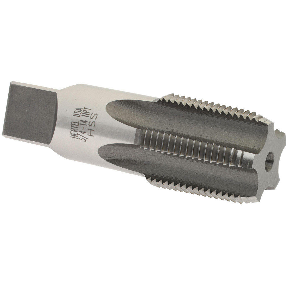 Parker Industrial Pipe Adapter: 3/4-16 x 3/8" Male Thread, Male Straight Thread O-Ring x Male NPTF - 8-3/8 F5OF-S