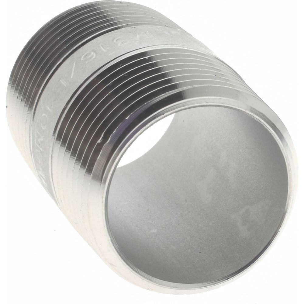 Merit Brass Stainless Steel Pipe Nipple: 3/4" Pipe, Grade 316 & 316L - 6012-150