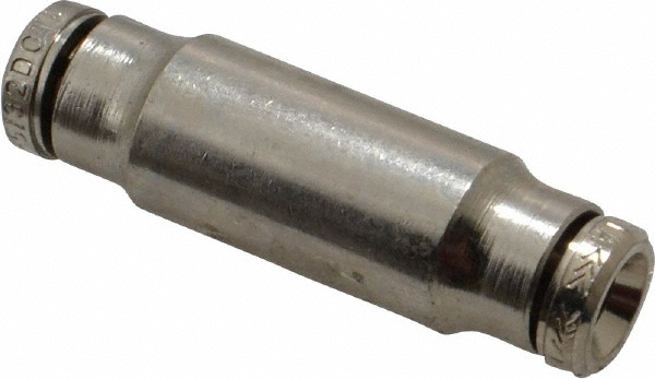 Norgren Push-to-Connect Tube x Tube Fitting: Straight Connector, 4.00 mm OD - 100200400
