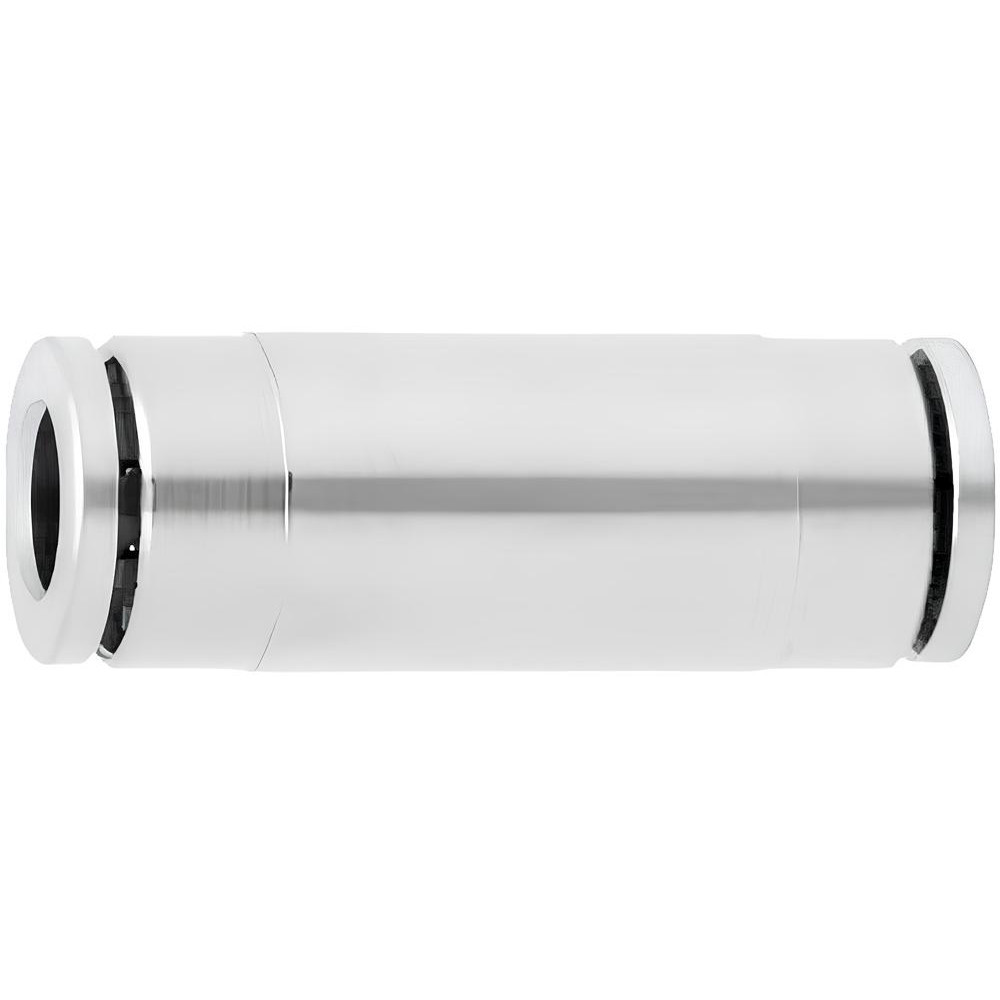 Norgren Push-to-Connect Tube x Tube Fitting: Straight Connector, 4.00 mm OD - 100200400