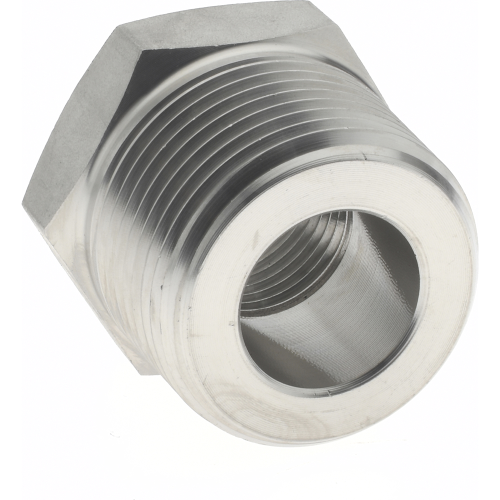 Merit Brass Pipe Bushing: 1 x 1/2", 304 & 304L Stainless Steel - 3414D-1608