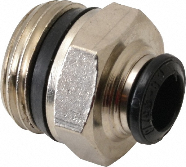 Aignep USA Push-to-Connect Push-to-Connect Fitting: Straight, Universal, 8.00 mm OD - 50000N-8-1/2