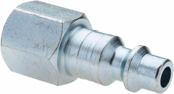 Parker Pneumatic Hose Coupling: 1/4-18, 1/4" Body Dia, Industrial Interchange - H3C-787