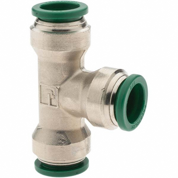 Legris Push-to-Connect Tube x Tube Fitting: Union Tee, 5/32" OD - 3804 04 00
