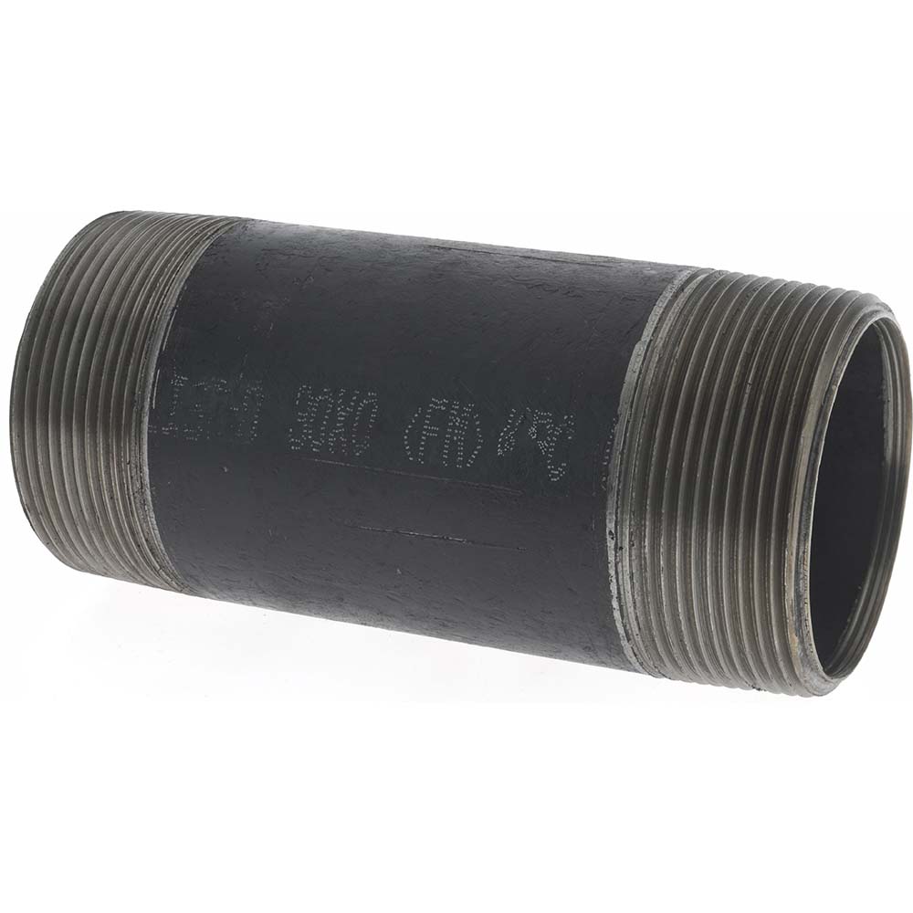 Value Collection Black Pipe Nipple: 3" Dia x 5" Long, Schedule 40 - NB11050