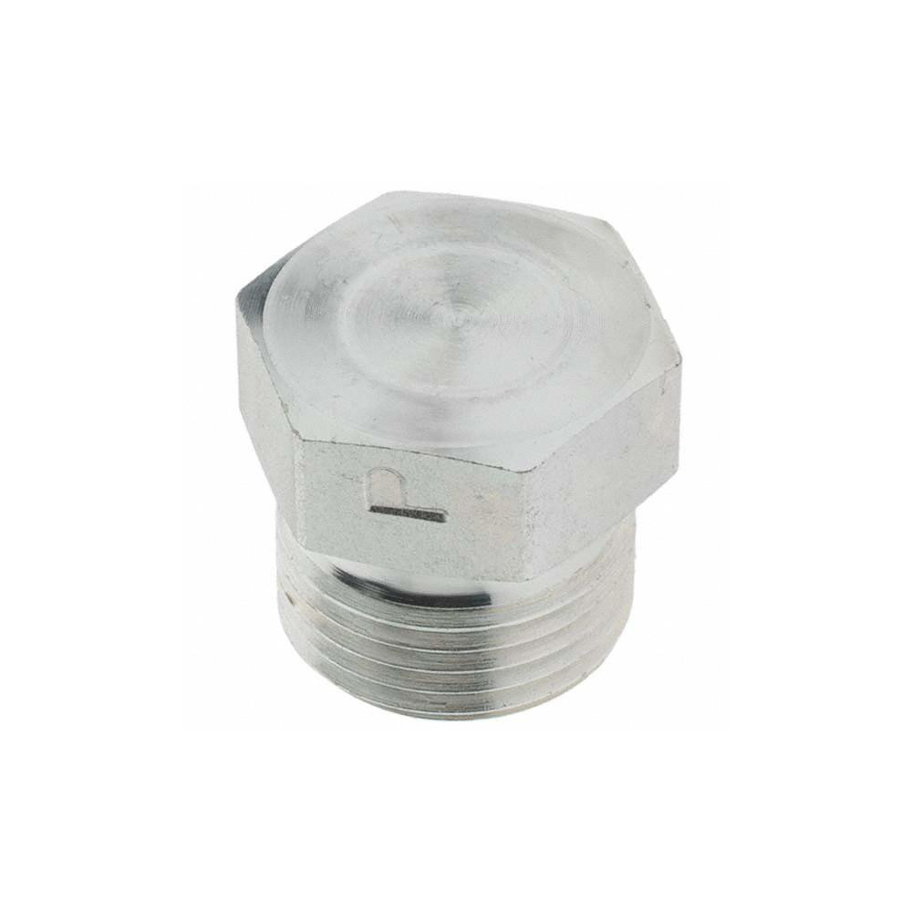 Parker Hydraulic Hose Pipe Plug Fitting: 0.5" OD, 8 mm, 9,200 psi - KP80050
