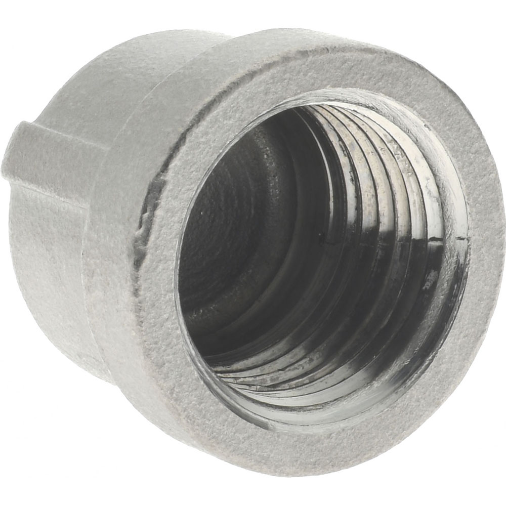 Merit Brass Pipe End Cap: 1/2", 316 Stainless Steel - K616-08