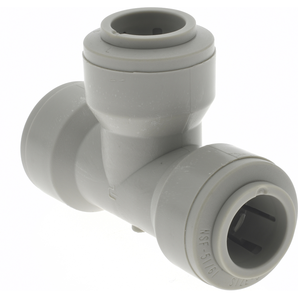 Parker Push-to-Connect Push-to-Connect x Push-to-Connect Fitting: Union Tee, 1/2" OD - A8TU8-MG
