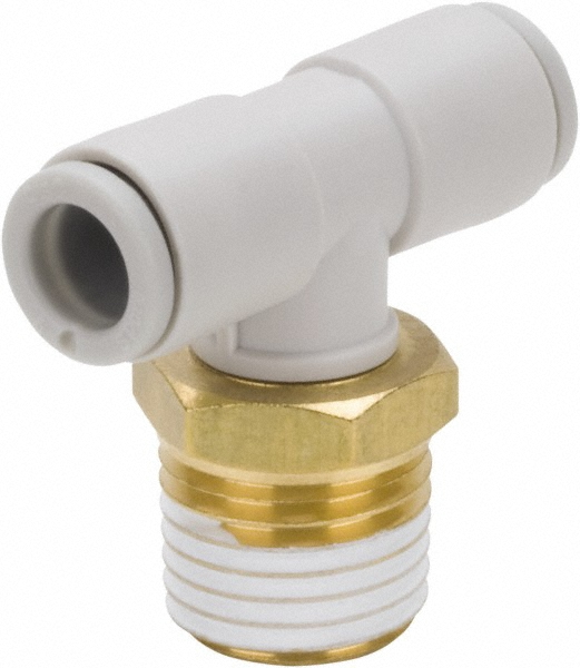 Parker Push-to-Connect Push-to-Connect x Push-to-Connect Fitting: Union Tee, 1/2" OD - A8TU8-MG