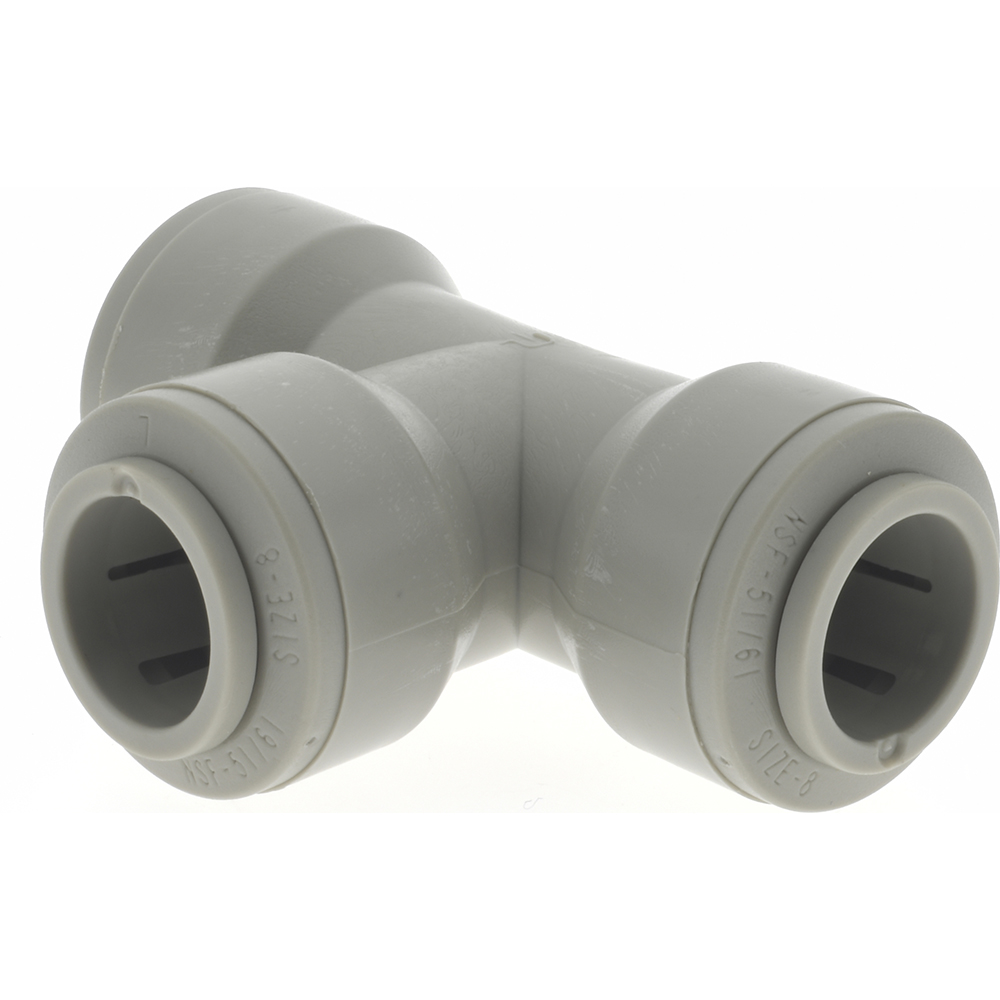 Parker Push-to-Connect Push-to-Connect x Push-to-Connect Fitting: Union Tee, 1/2" OD - A8TU8-MG