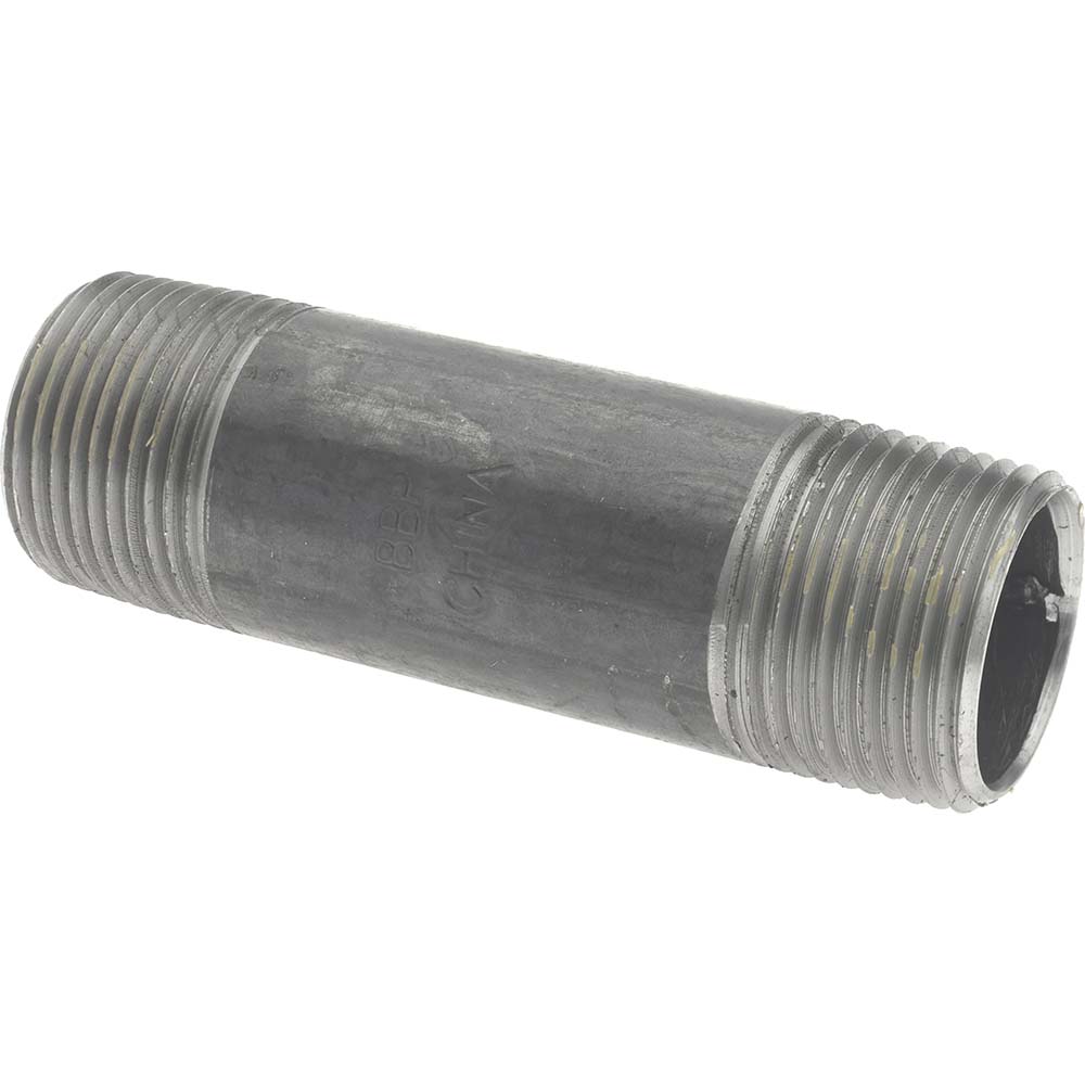 Value Collection Black Pipe Nipple: 1" Dia x 3" Long, Schedule 80 - BD-13672
