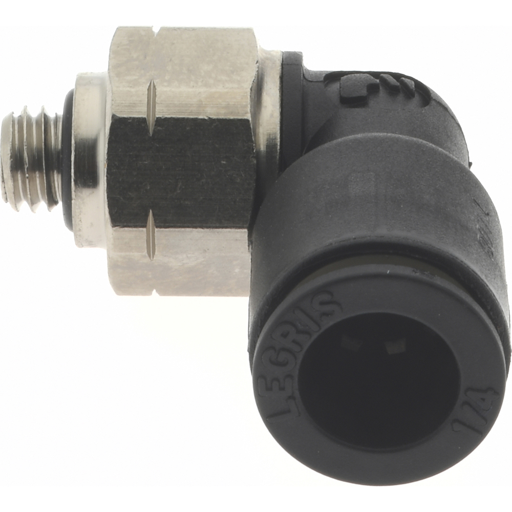 Legris Push-to-Connect Tube x MNPT x Tube x Male Fitting: Connector, NPT, 12.00 mm OD - 3175 12 22