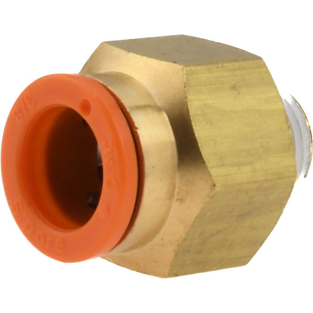 SMC PNEUMATICS Push-to-Connect Push-to-Connect Fitting: Connector, Universal, 4.00 mm OD - KQ2H04-U01A