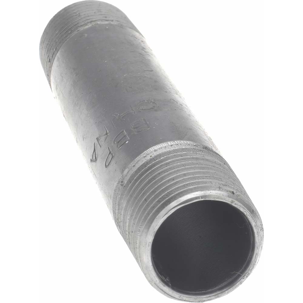 Value Collection Black Pipe Nipple: 1/2" Dia x 4" Long, Schedule 40 - MSCNB04040