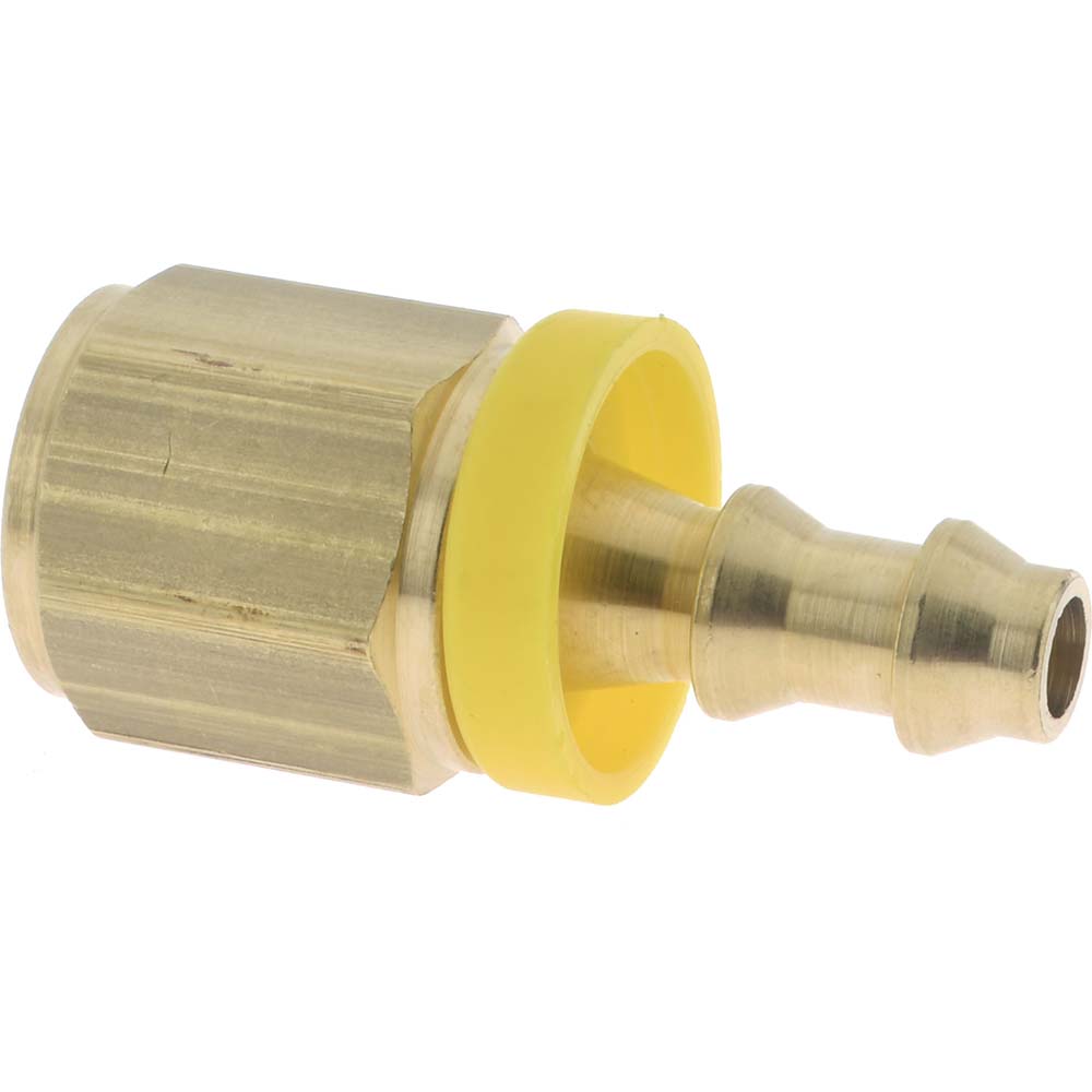 Dixon Valve & Coupling Barbed Push-On Hose Female Connector: 1/2" NPSM, Brass, 1/2" Barb - 2780808C