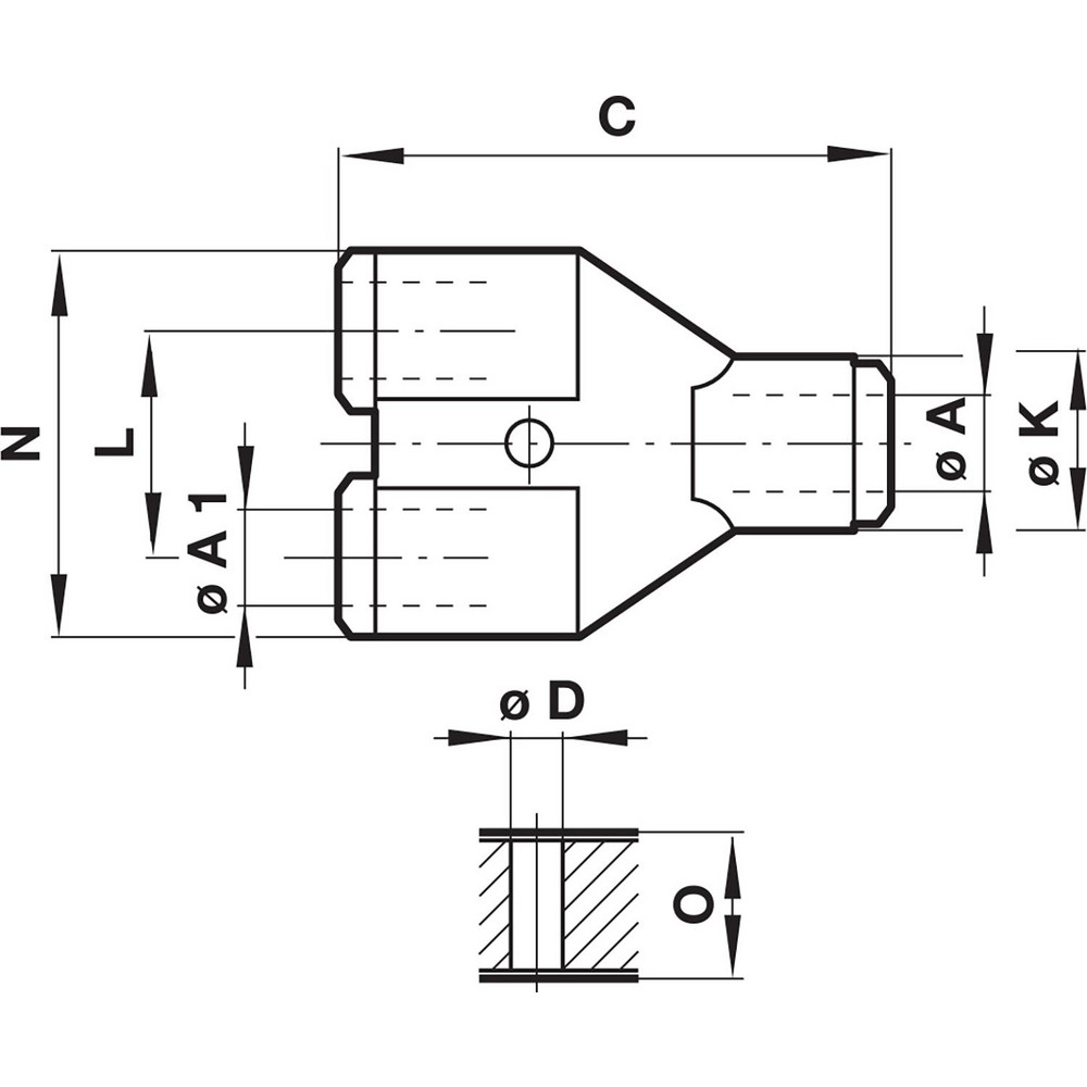Norgren Push-to-Connect Tube x Tube Fitting: Parallel Y-Connector, 6.00 mm OD - 100820600