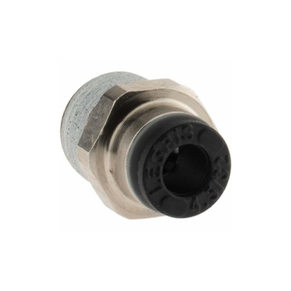 Parker Push-to-Connect Tube x MNPT Fitting: Connector, NPT, 5/32" OD - KP23828
