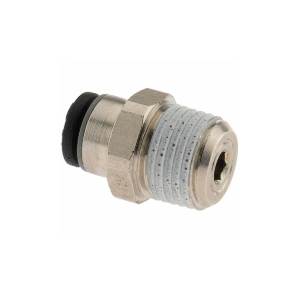 Parker Push-to-Connect Tube x MNPT Fitting: Connector, NPT, 5/32" OD - KP23828