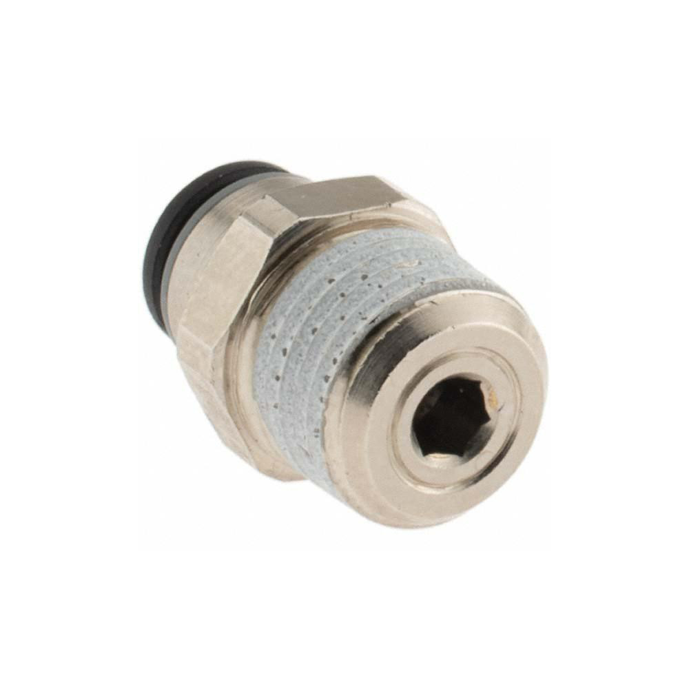 Parker Push-to-Connect Tube x MNPT Fitting: Connector, NPT, 5/32" OD - KP23828