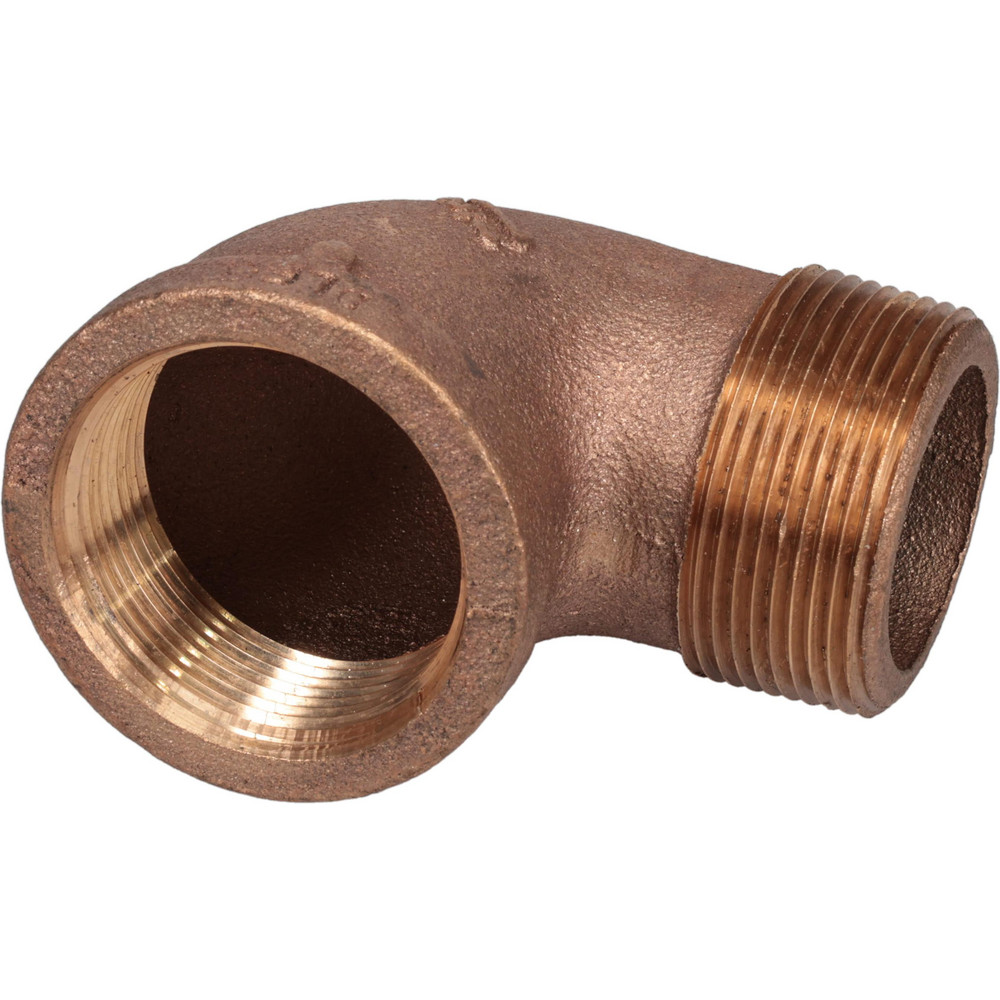 Merit Brass Brass Pipe Coupling: 1-1/2" Fitting, Threaded, FNPT x FNPT, Class 125, Lead Free - XNL111-24