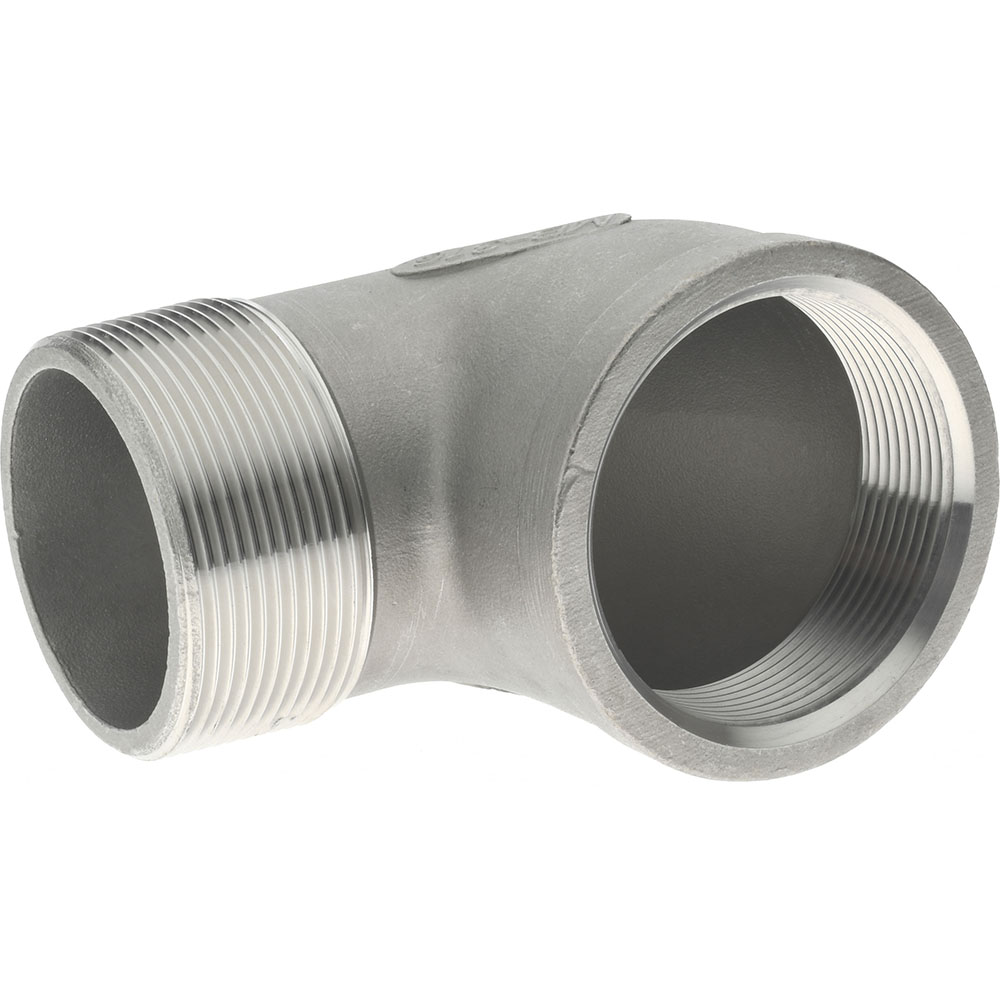 Merit Brass Pipe 90 deg Street Elbow: 2", 316 Stainless Steel - K603-32