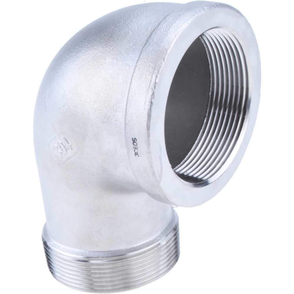 Merit Brass Pipe 90 deg Street Elbow: 2", 316 Stainless Steel - K603-32