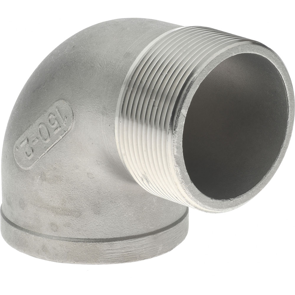 Merit Brass Pipe 90 deg Street Elbow: 2", 316 Stainless Steel - K603-32