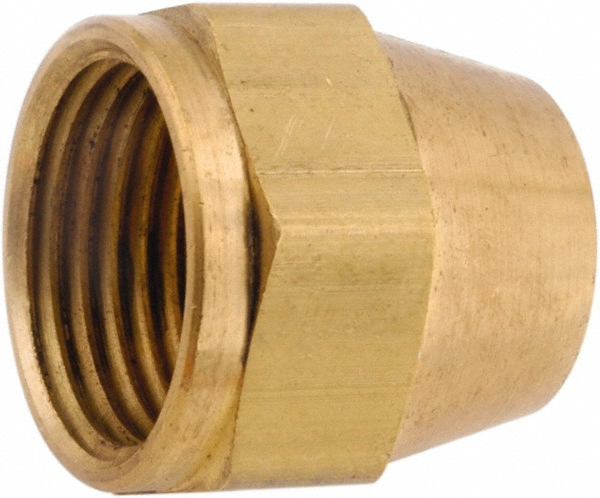 Merit Brass Brass Pipe Bushing: 1-1/2 x 1-1/4" Fitting, Threaded, MNPT x FNPT, Class 125, Lead Free - XNL114-2420