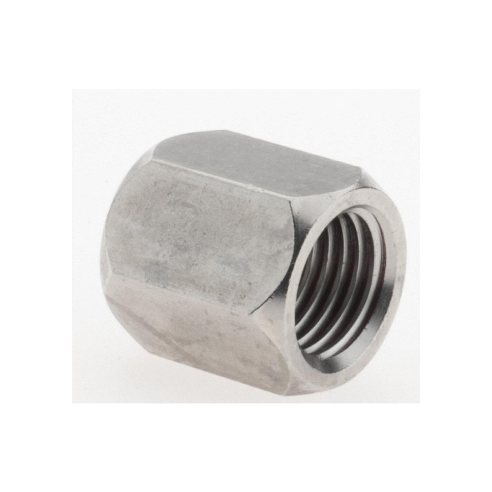 Parker Stainless Steel Flared Tube Cap: 1/4" OD, 37 deg Flared Angle - PT-00320
