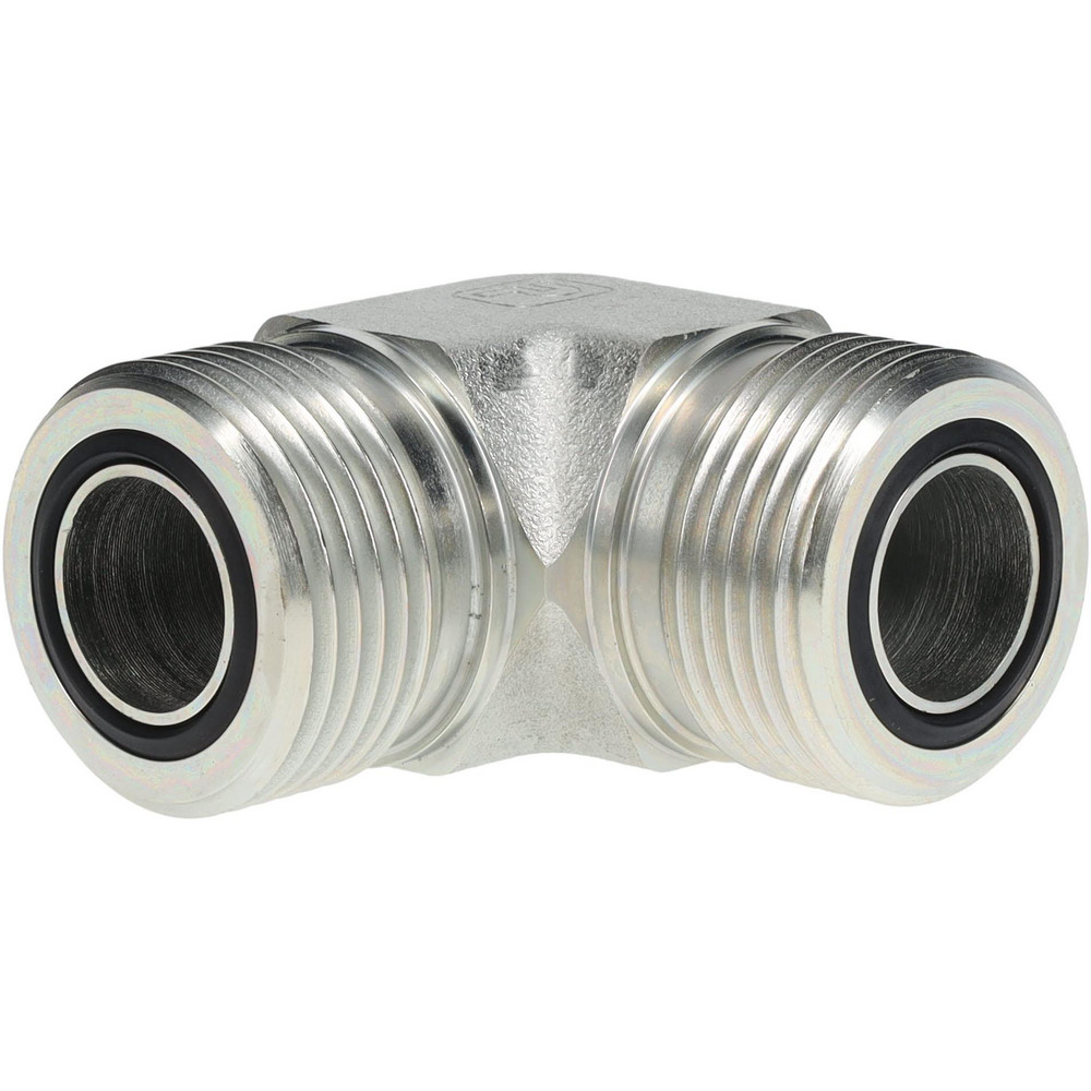 Parker Compression Tube Union: 1-3/16-12, 3/4" Tube OD, ORFS - KP80059