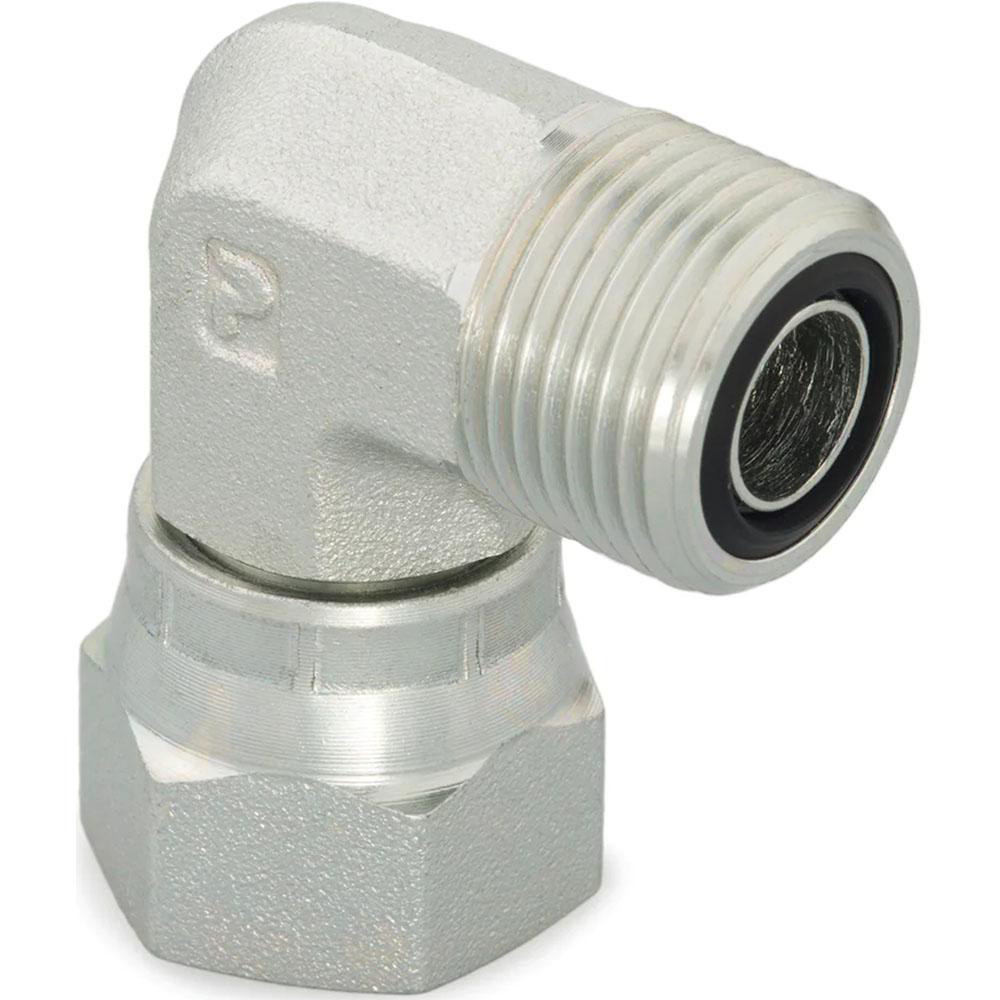 Parker Compression Tube Union: 1-3/16-12, 3/4" Tube OD, ORFS - KP80059