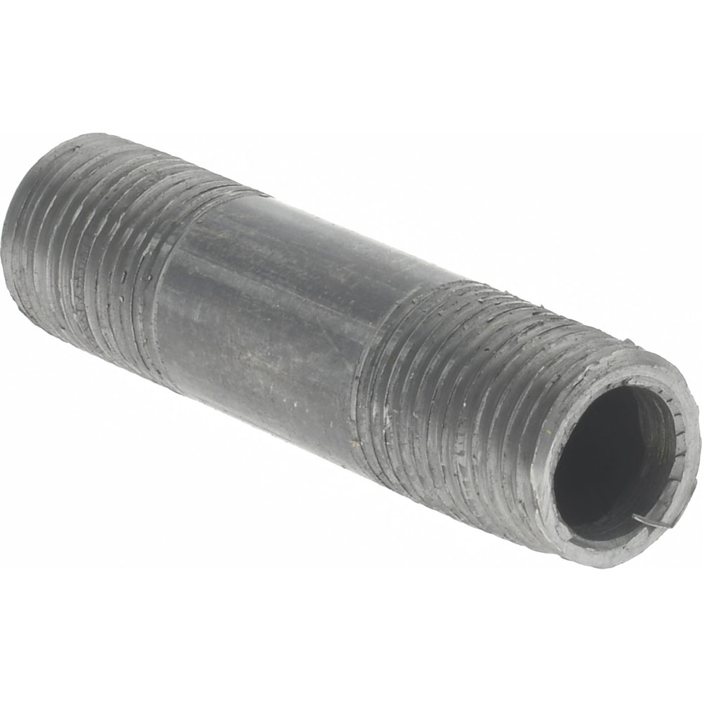 Value Collection Black Pipe Nipple: 1/8" Dia x 1-1/2" Long, Schedule 40 - NB01015