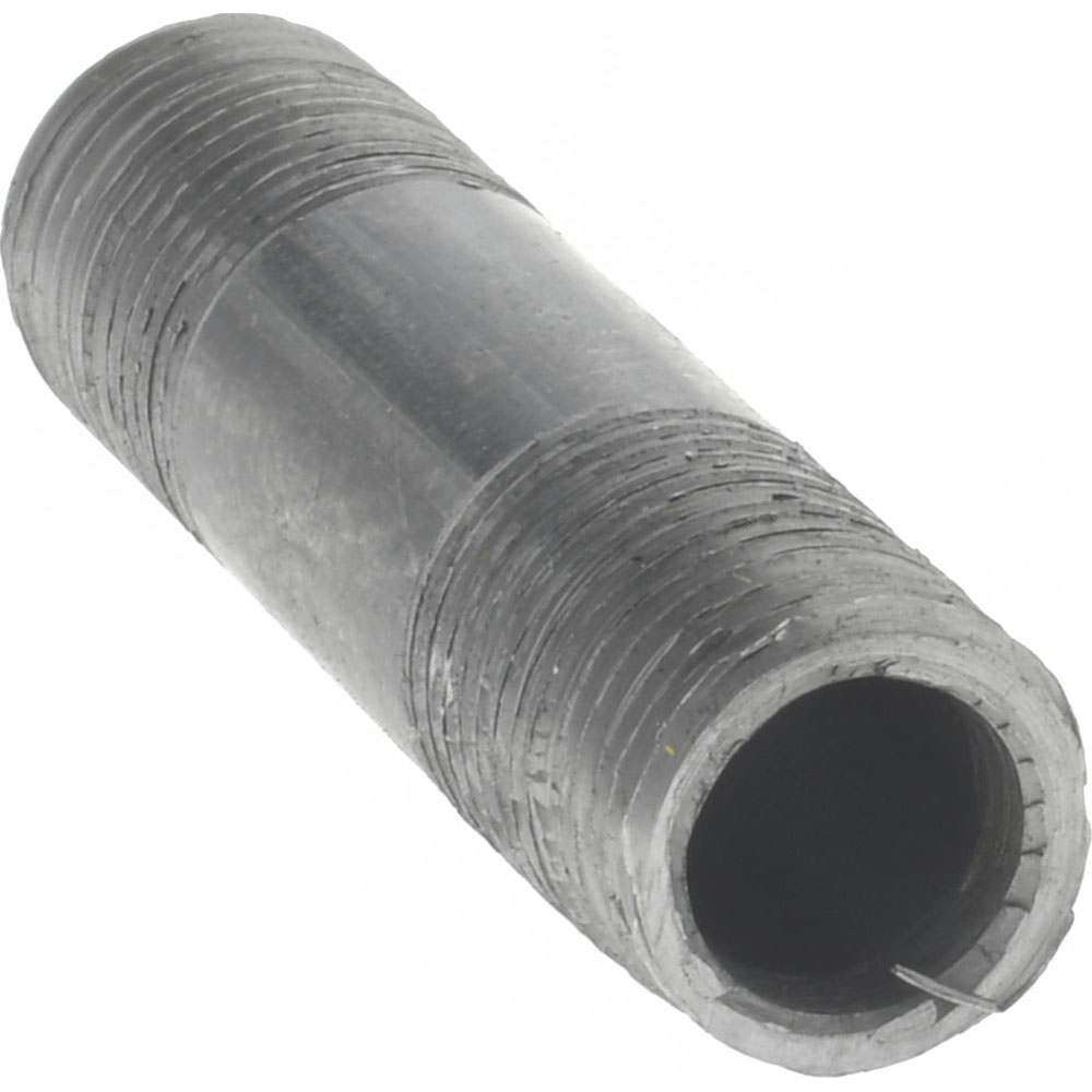 Value Collection Black Pipe Nipple: 1/8" Dia x 1-1/2" Long, Schedule 40 - NB01015