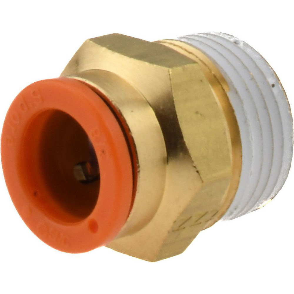 SMC PNEUMATICS Push-to-Connect Push-to-Connect Fitting: Plug, 3/8" OD - KQ2P-11