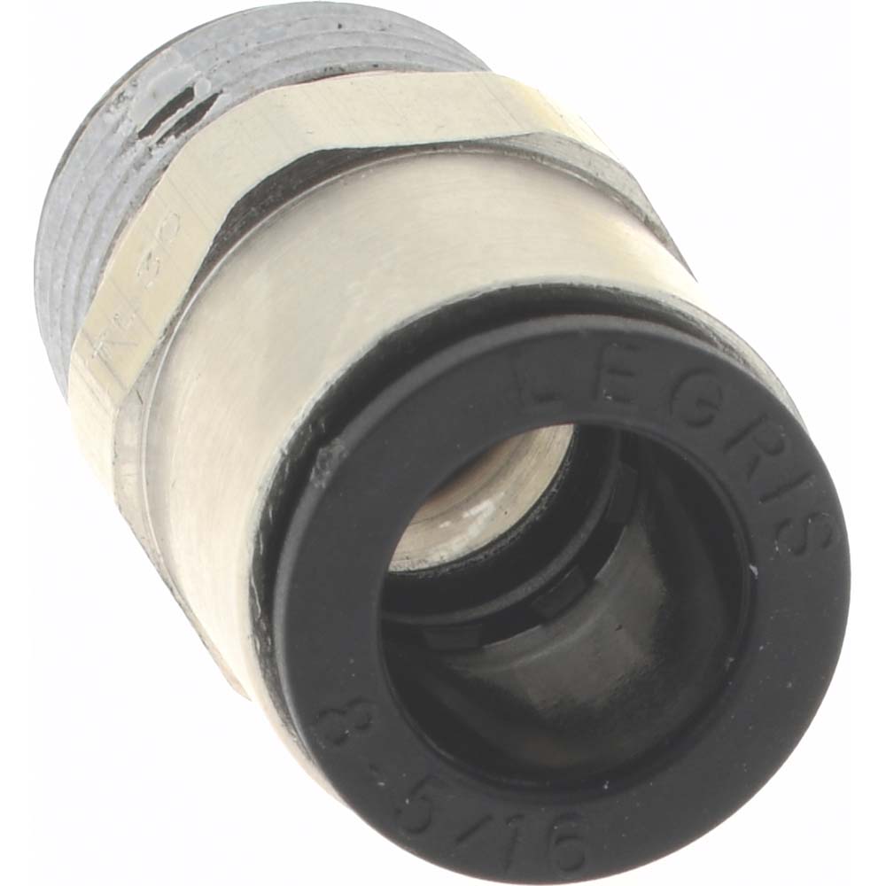 Legris Push-to-Connect Tube x Male BSPT Fitting: Connector, BSPT, 5/16" OD - 3175 08 13