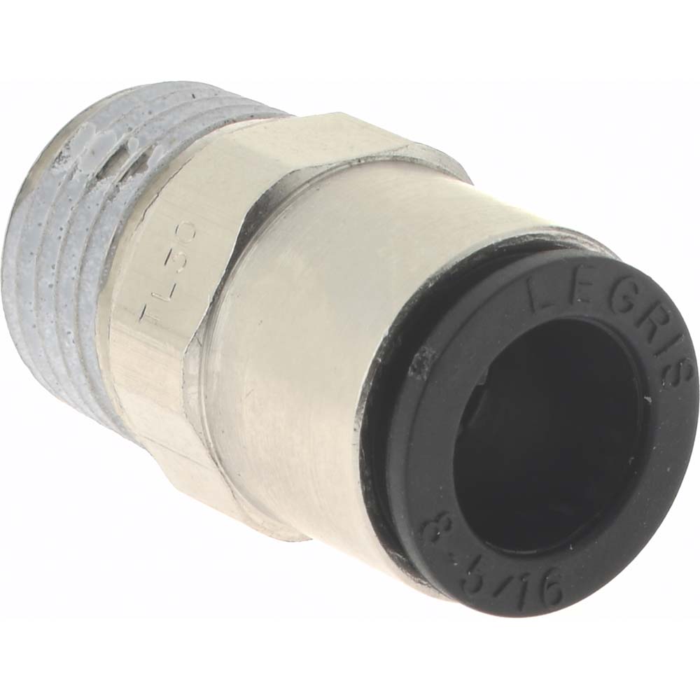 Legris Push-to-Connect Tube x Male BSPT Fitting: Connector, BSPT, 5/16" OD - 3175 08 13