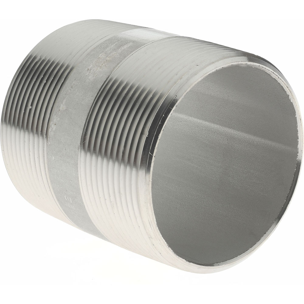 Merit Brass Stainless Steel Pipe Nipple: 2" Pipe, Grade 316 & 316L - 6032-250