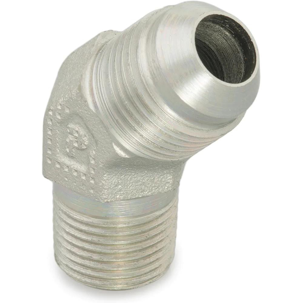 Parker Steel Flared Tube 45 Deg Elbow: 5/8" OD, 37 deg Flared Angle - KP17683