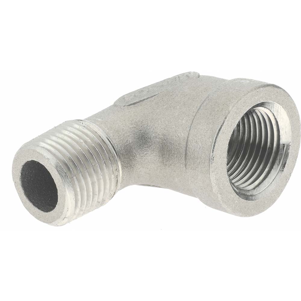 Merit Brass Pipe 90 deg Street Elbow: 1", 304 Stainless Steel - K403-16