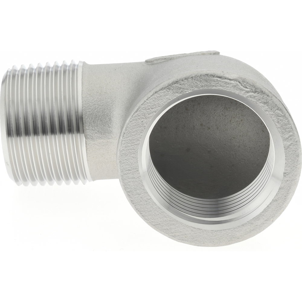 Merit Brass Pipe 90 deg Street Elbow: 1", 304 Stainless Steel - K403-16