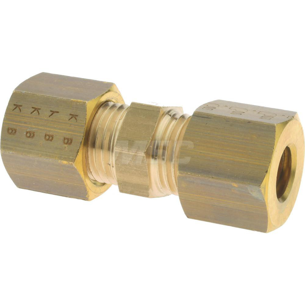 Legris Compression Tube Union: 6 mm Tube OD, Compression x Compression - 0106 06 00