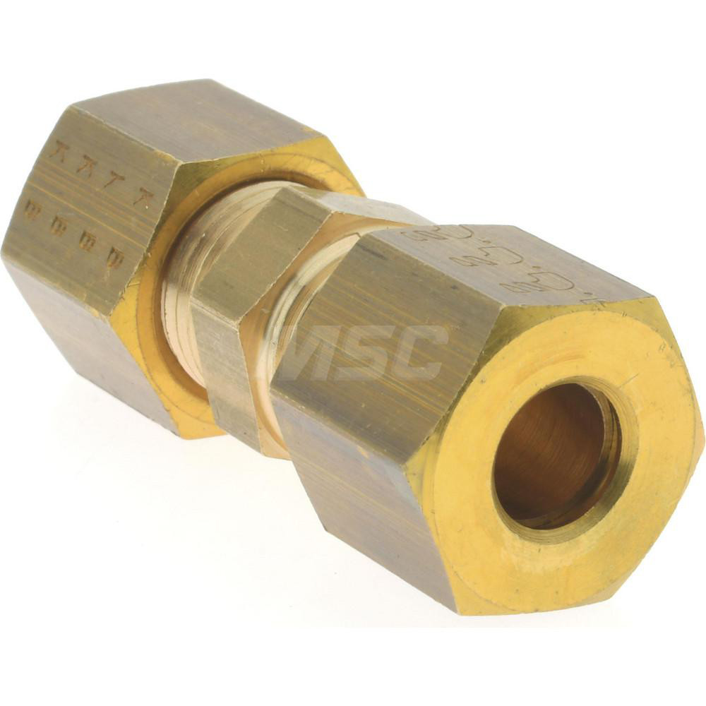 Legris Compression Tube Union: 6 mm Tube OD, Compression x Compression - 0106 06 00