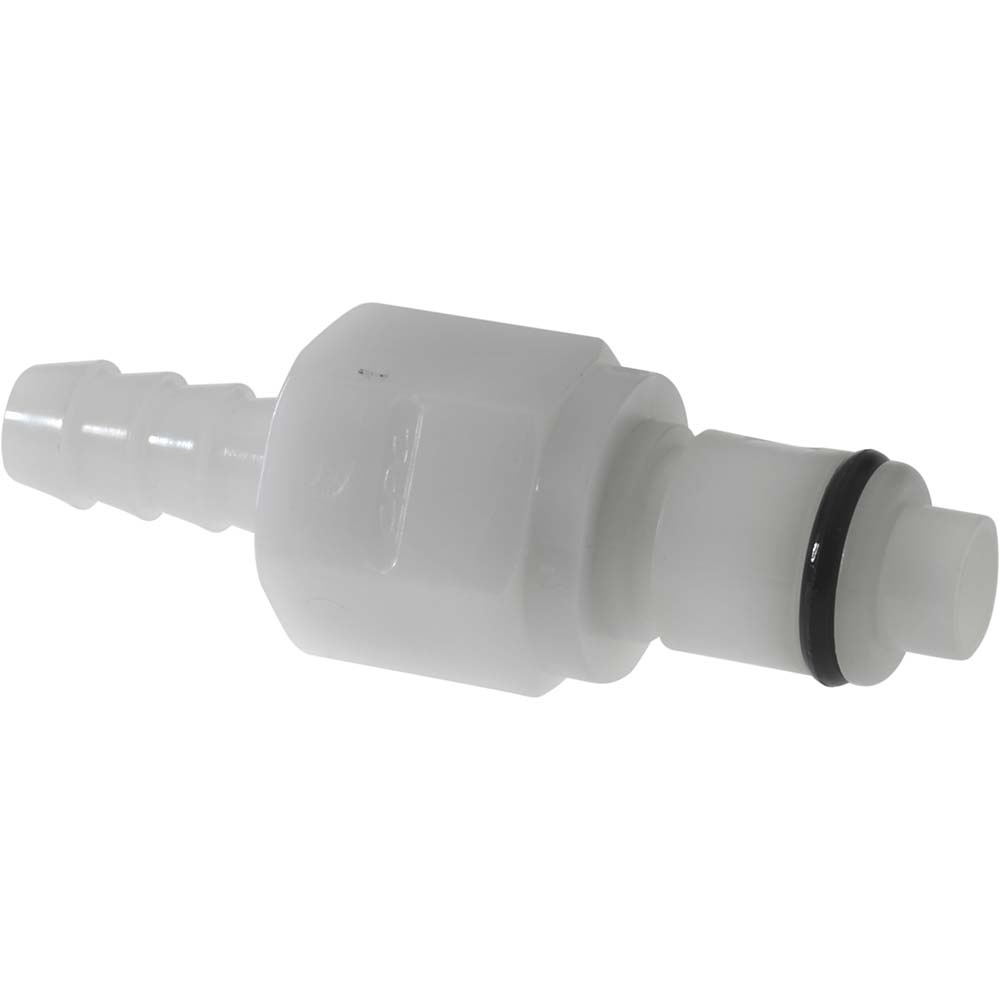 CPC Colder Products 1/4" Nominal Flow, 3/8" ID, Female, Inline Hose Barb-Female Socket - PLC17006