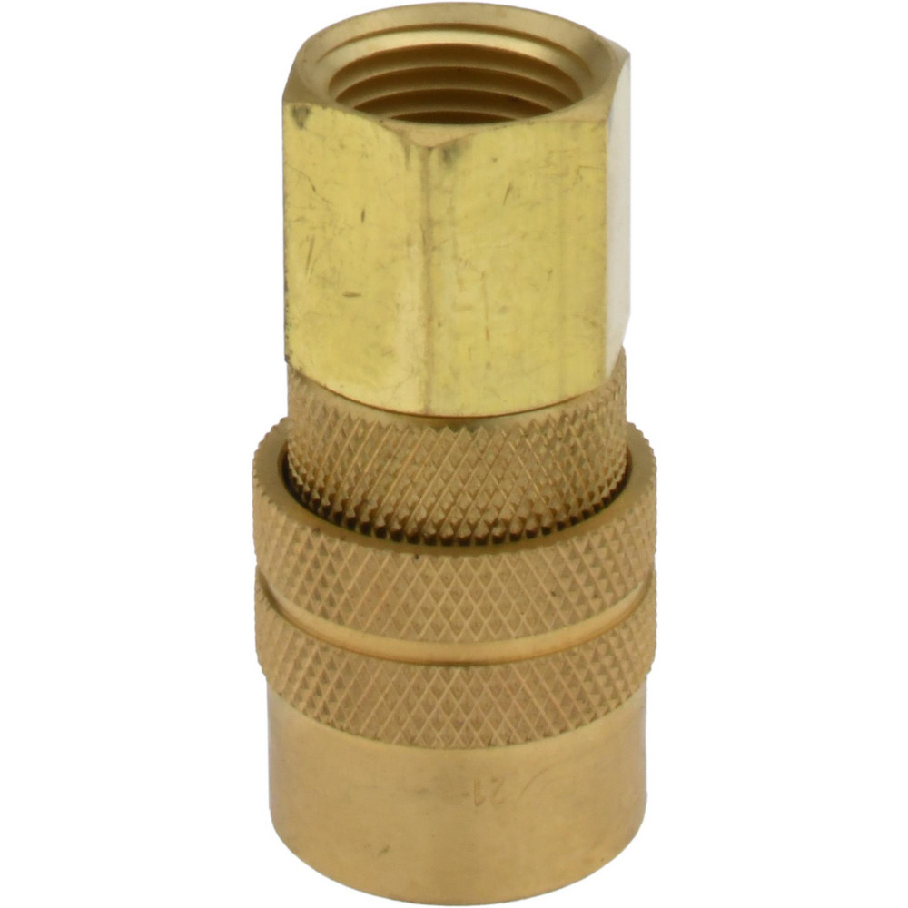 Value Collection Pneumatic Hose Coupling: 3/8" Thread, Industrial Interchange - 2312573711