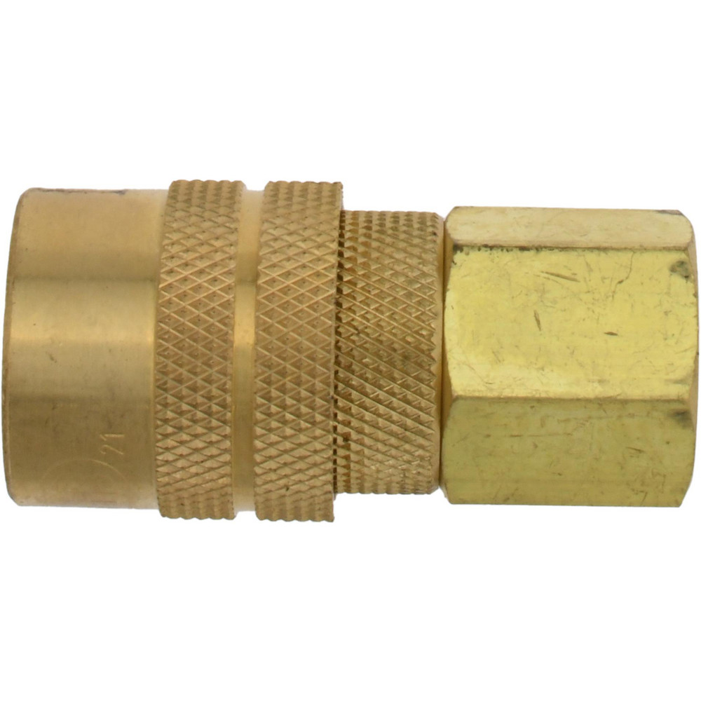 Value Collection Pneumatic Hose Coupling: 3/8" Thread, Industrial Interchange - 2312573711