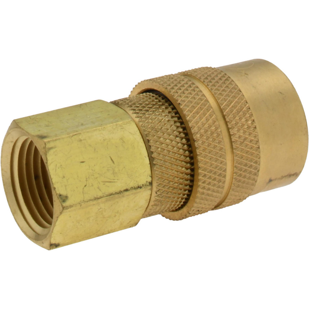 Value Collection Pneumatic Hose Coupling: 3/8" Thread, Industrial Interchange - 2312573711