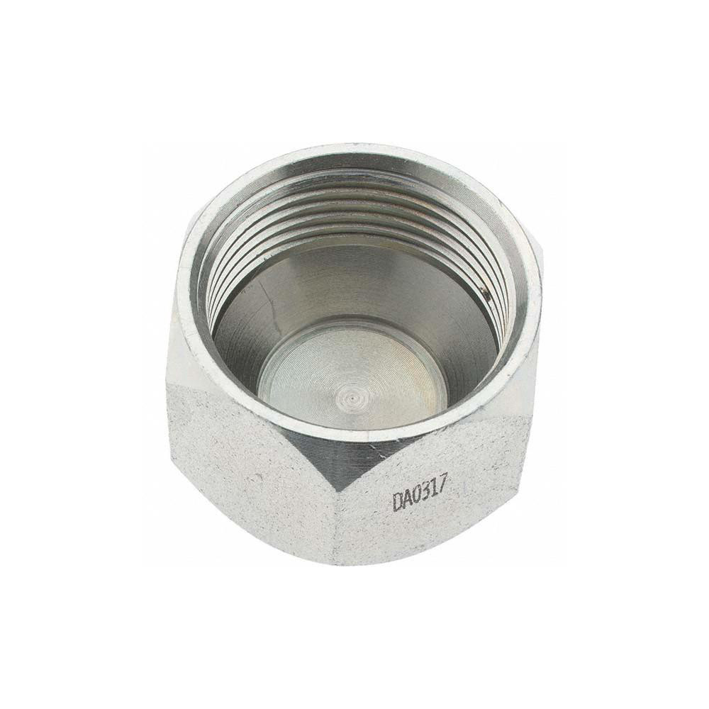 Brennan Steel Flared Tube Cap: 1" OD, 1-5/16-12 Thread, 37 deg Flared Angle - 10448