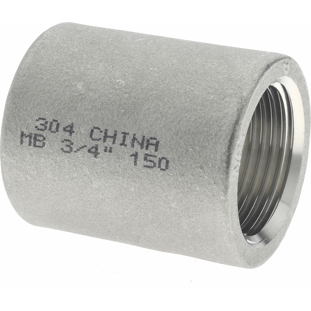 USA Industrials Pipe Hex Socket Plug: 3/4", 304 Stainless Steel - ZUSA-PF-324