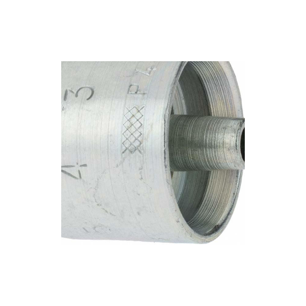 Parker Hydraulic Hose Male Rigid Fitting: 0.25" ID, 4 mm, 9/16-18 - KP81361