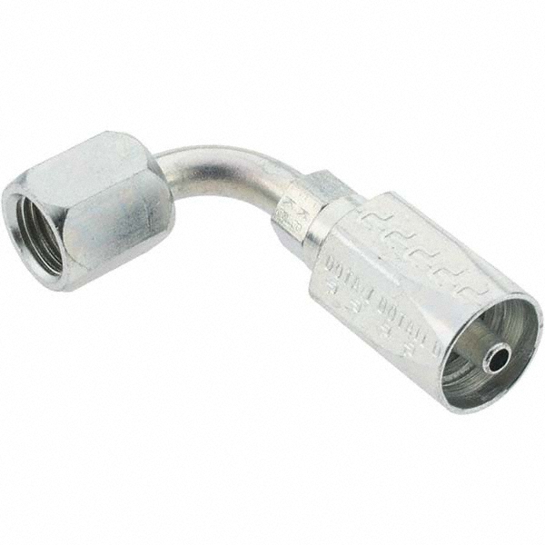 Eaton 7/16-20 JIC, Carbon Steel Reusable Hose Female Swivel Fitting - 24704N-604